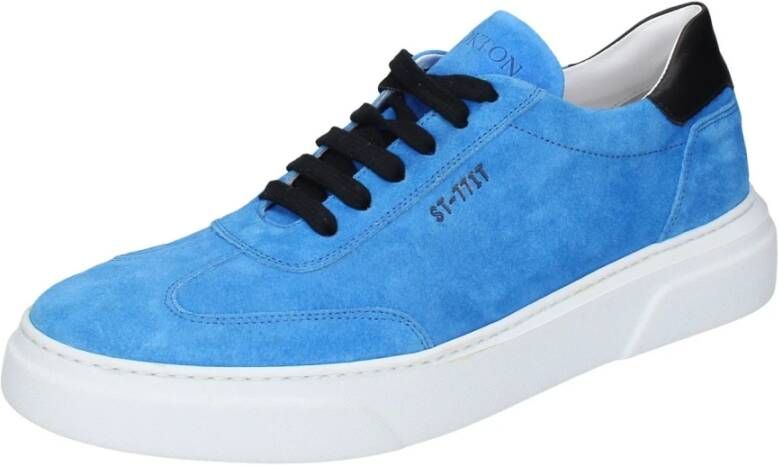 Stokton Suede Heren Sneakers Blue Heren