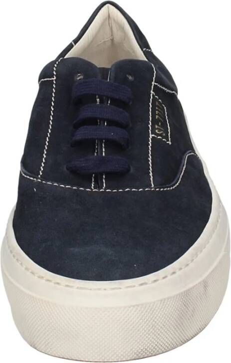 Stokton Suede Heren Sneakers Blue Heren