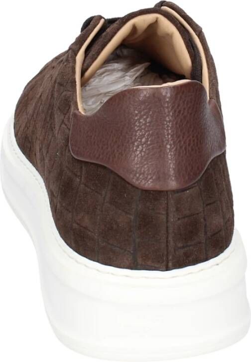 Stokton Suede Heren Sneakers Brown Heren