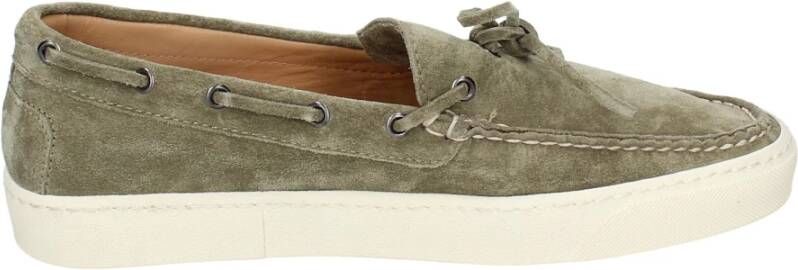 Stokton Suede Loafers voor Heren Green Heren