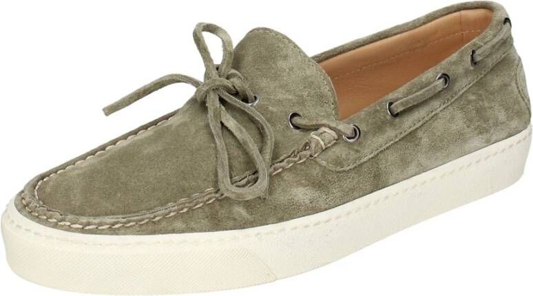 Stokton Suede Loafers voor Heren Green Heren