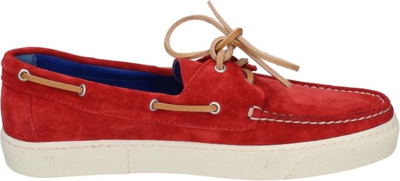 Stokton Suede Loafers voor Mannen Red Heren