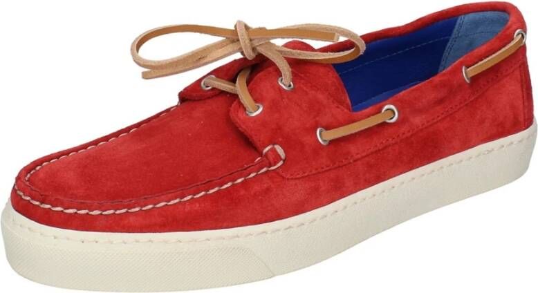 Stokton Suede Loafers voor Mannen Red Heren