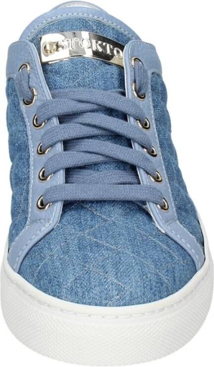 Stokton Textiel Sneakers voor Vrouwen Blue Dames