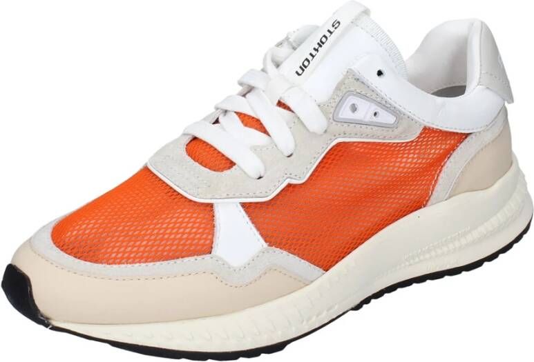 Stokton Textiel Sneakers voor Vrouwen Orange Dames