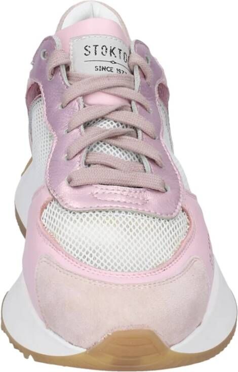 Stokton Textiel Sneakers voor Vrouwen Pink Dames