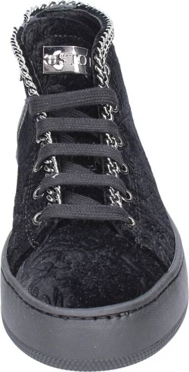 Stokton Velvet Dames Sneakers Stijlvol Comfort Black Dames