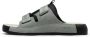 Stone Island Olijfgroene Suède Slippers Gray Heren - Thumbnail 6