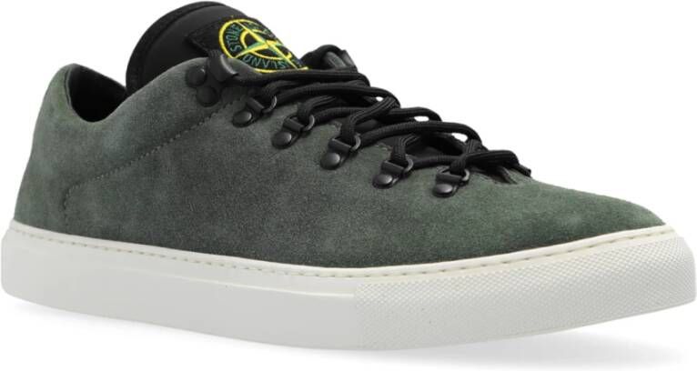 Stone Island Sportschoenen met logo Green Heren