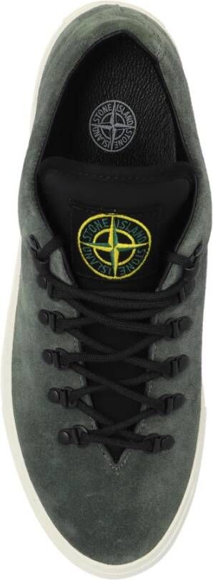 Stone Island Sportschoenen met logo Green Heren