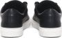 Stone Island Zwarte Leren Sneakers Rubberen Zool Black Heren - Thumbnail 3