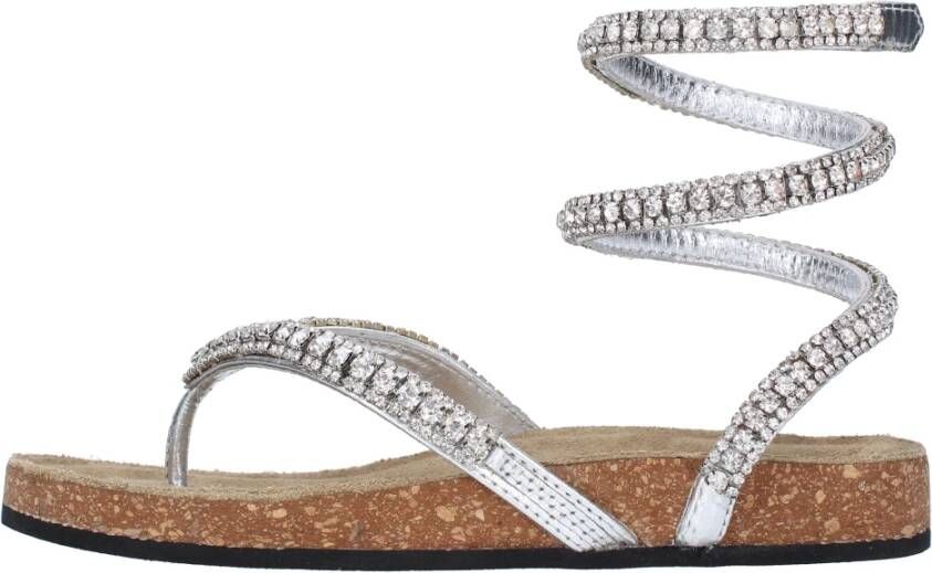 Strategia Sandalen Zilver Gray Dames