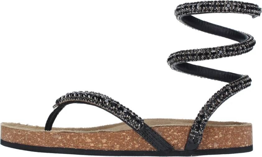 Strategia Sandalen Zwart Black Dames