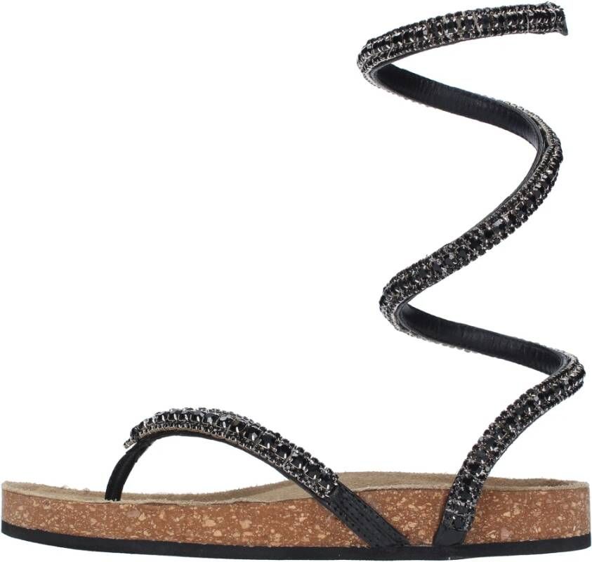 Strategia Sandalen Zwart Black Dames