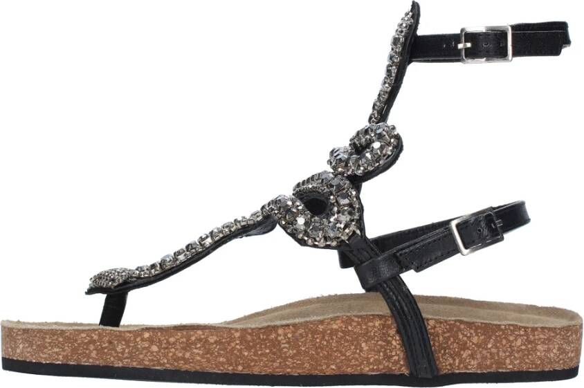 Strategia Sandalen Zwart Black Dames