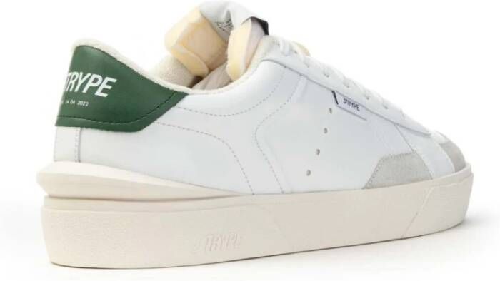 Strype Italiaanse Stijl Sneakers Comfort en Stijl White Heren