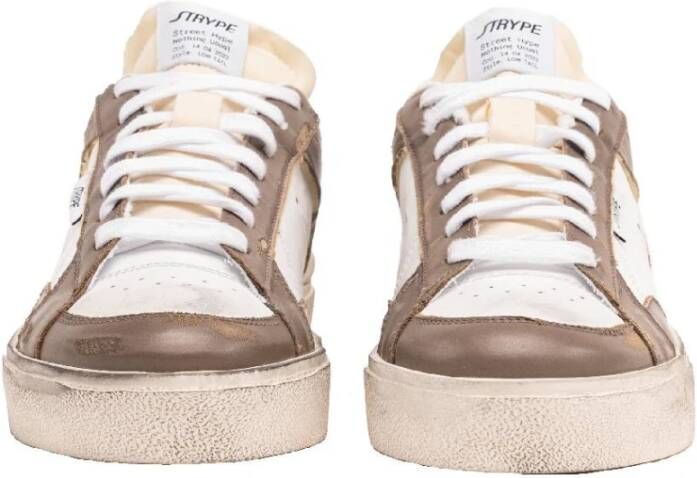 Strype Sneakers Beige Heren