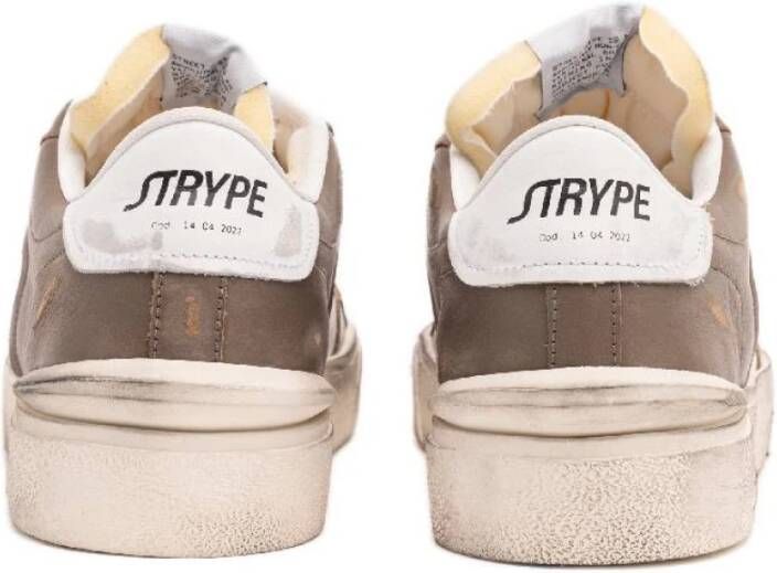 Strype Sneakers Beige Heren