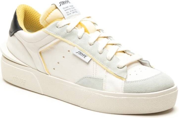 Strype Witte Sneakers Multicolor Heren