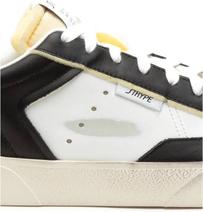 Strype Zwarte Sneakers Black Heren