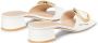 Stuart Weitzman Ambachtelijke Slide Sandaal met Gesp Detail Beige Dames - Thumbnail 3