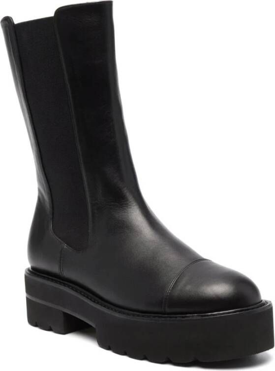 Stuart Weitzman Zwarte Ultralift Enkellaars Black Dames