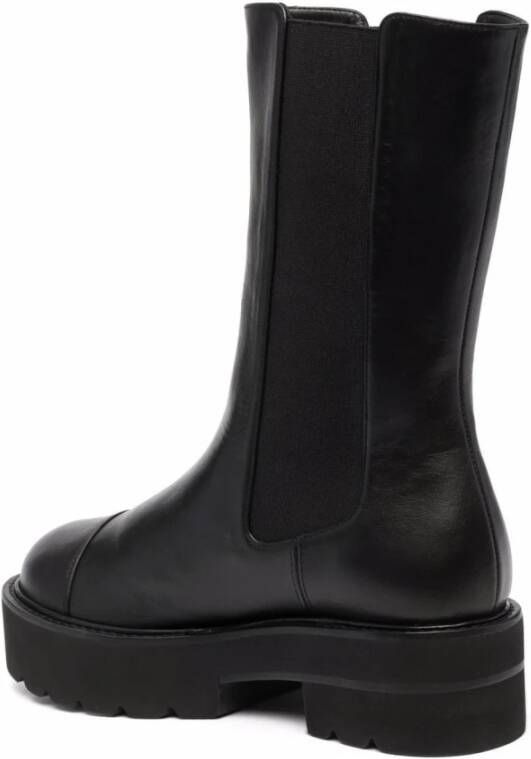 Stuart Weitzman Zwarte Ultralift Enkellaars Black Dames