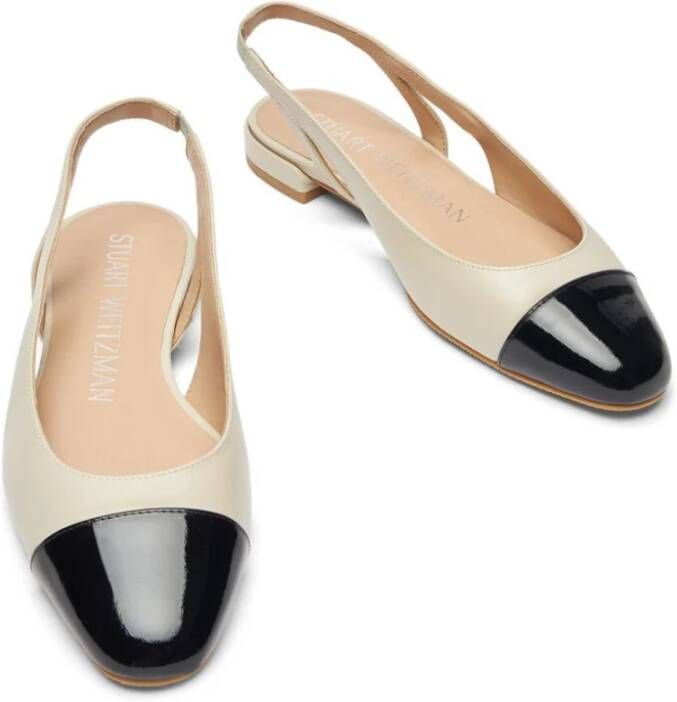 Stuart Weitzman Ballerina Schoenen Elegante Stijl Beige Dames