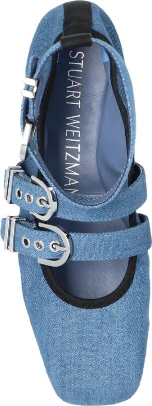 Stuart Weitzman ballerina's Blauw Dames