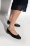 Stuart Weitzman Loafers & ballerina schoenen Pearl Flat in zwart - Thumbnail 3