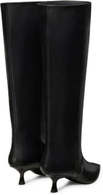 Stuart Weitzman Beeldhouwkundige kniehoge laarzen Black Dames