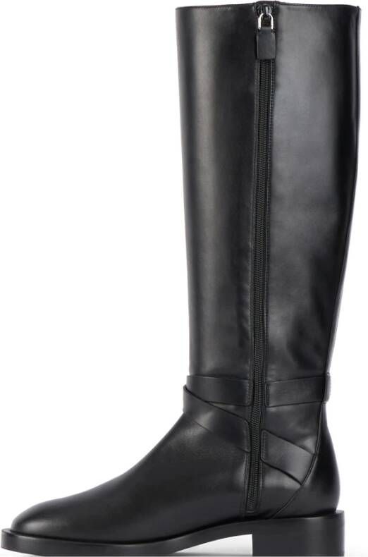 Stuart Weitzman Bella Belted Boot Black Dames