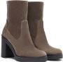 Stuart Weitzman Bethenny 80 ZIP Bootie Gray Dames - Thumbnail 2