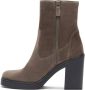 Stuart Weitzman Bethenny 80 ZIP Bootie Gray Dames - Thumbnail 3