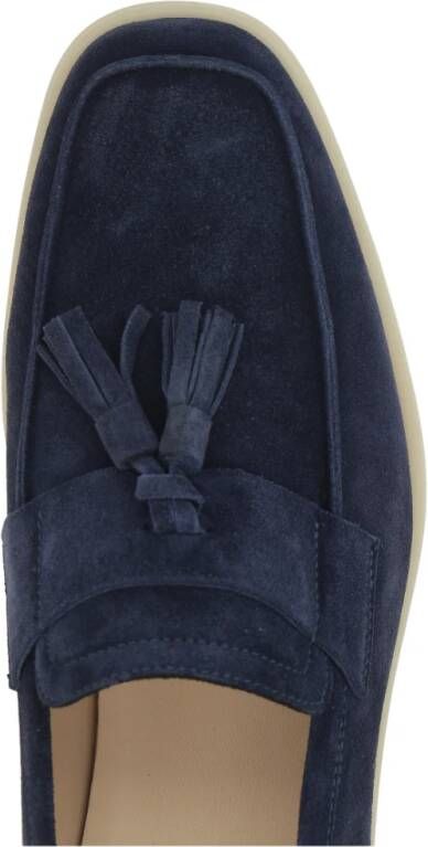 Stuart Weitzman Blauwe Platte Schoenen Elegante Stijl Blue Heren