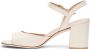 Stuart Weitzman Block Sandal Outfit Verhogen Moderne Stijl White Dames - Thumbnail 3