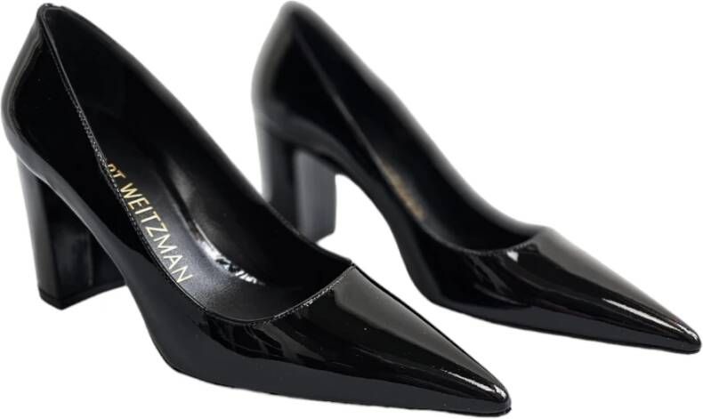 Stuart Weitzman Blokhak pomp Black Dames