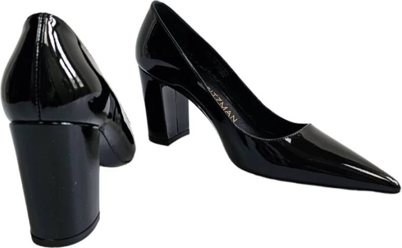 Stuart Weitzman Blokhak pomp Black Dames