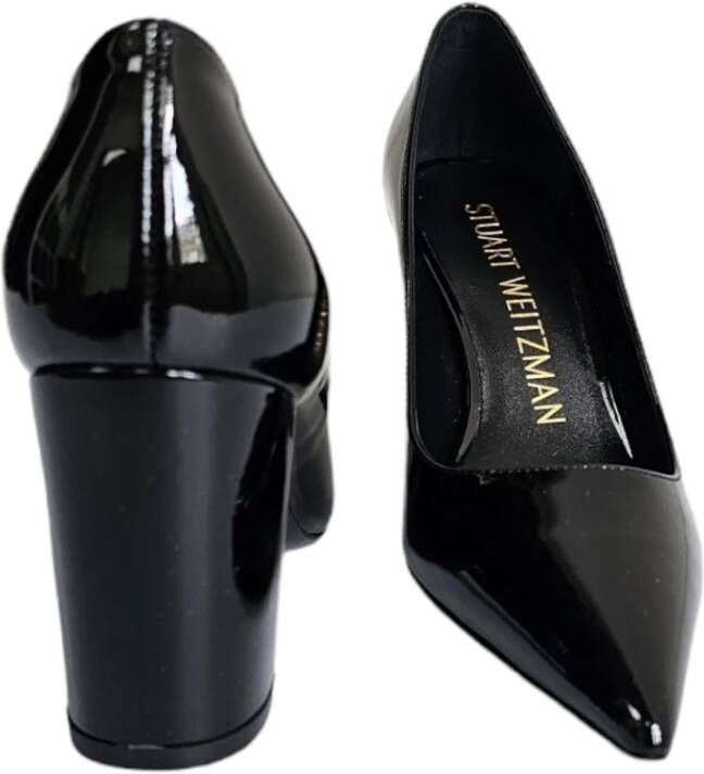 Stuart Weitzman Blokhak pomp Black Dames