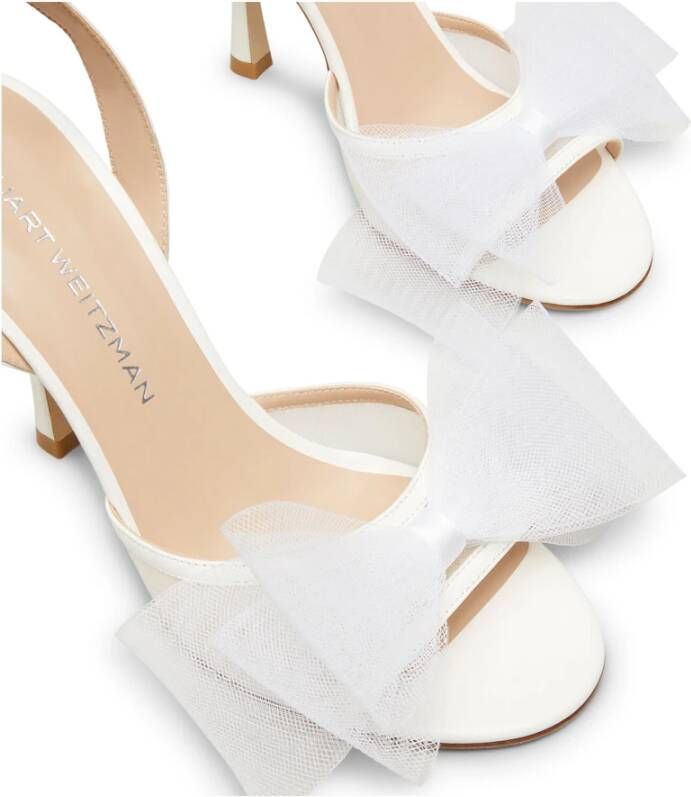 Stuart Weitzman Blushing BOW 100 Sandal Beige Dames