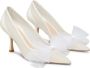 Stuart Weitzman Blushing BOW 75 Pump Beige Dames - Thumbnail 2