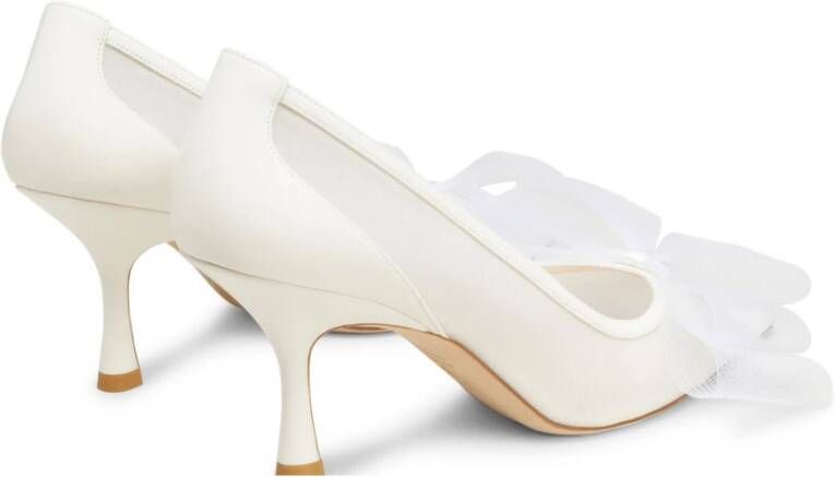 Stuart Weitzman Blushing BOW 75 Pump Beige Dames