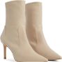 Stuart Weitzman 85 Stretch Bootie Stijlvolle en comfortabele haklaarzen Beige Dames - Thumbnail 2