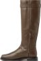 Stuart Weitzman Chiffon Calf Hoge Laarzen Brown Dames - Thumbnail 2