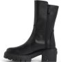 Stuart Weitzman Stoere Moto Bootie met Hardware Accents Black Dames - Thumbnail 3