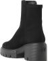 Stuart Weitzman Zwarte Leren Dameslaarzen Ronde Neus Black Dames - Thumbnail 11