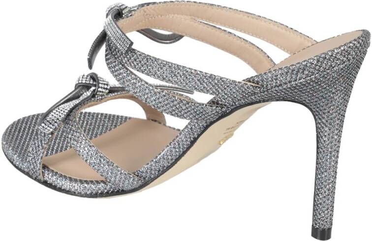 Stuart Weitzman Bow Slide Sandalen Gray Dames