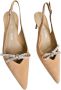 Stuart Weitzman Bow Slingback Pumps met Strass Bow Orange Dames - Thumbnail 4