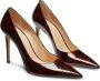 Stuart Weitzman Bruin dierenprint puntige neus pumps Brown Dames - Thumbnail 2