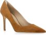 Stuart Weitzman Bruin Suède Leren Hak Décolleté Brown Dames - Thumbnail 3